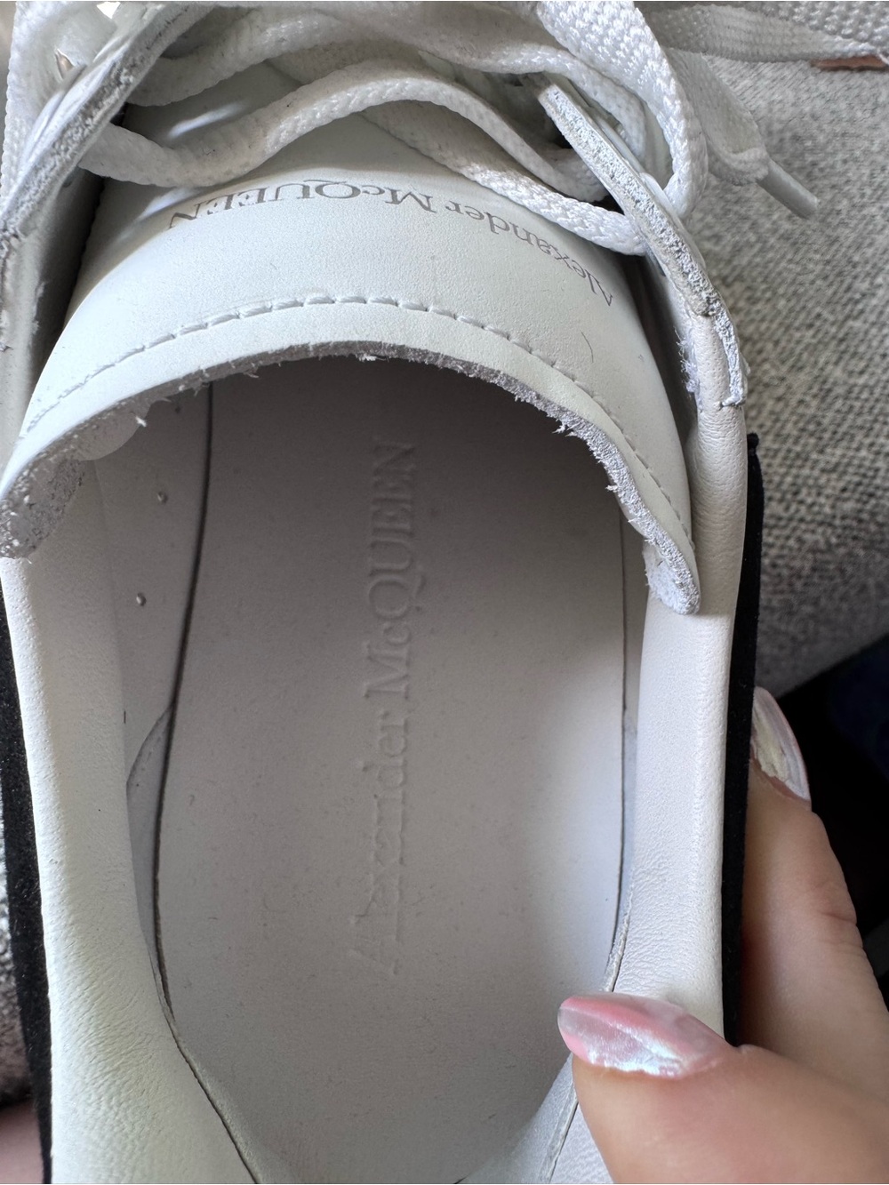 Alexander McQueen Court Trainers sz 8 - Picture 4 of 7